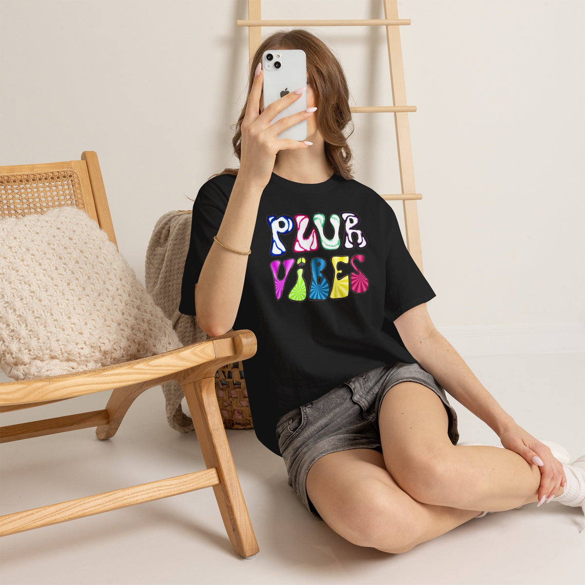 PLUR Vibes Raver Energy Tee (Peace, Love, Unity, Respect)