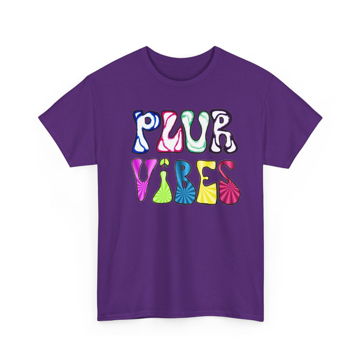 PLUR Vibes Raver Energy Tee (Peace, Love, Unity, Respect)