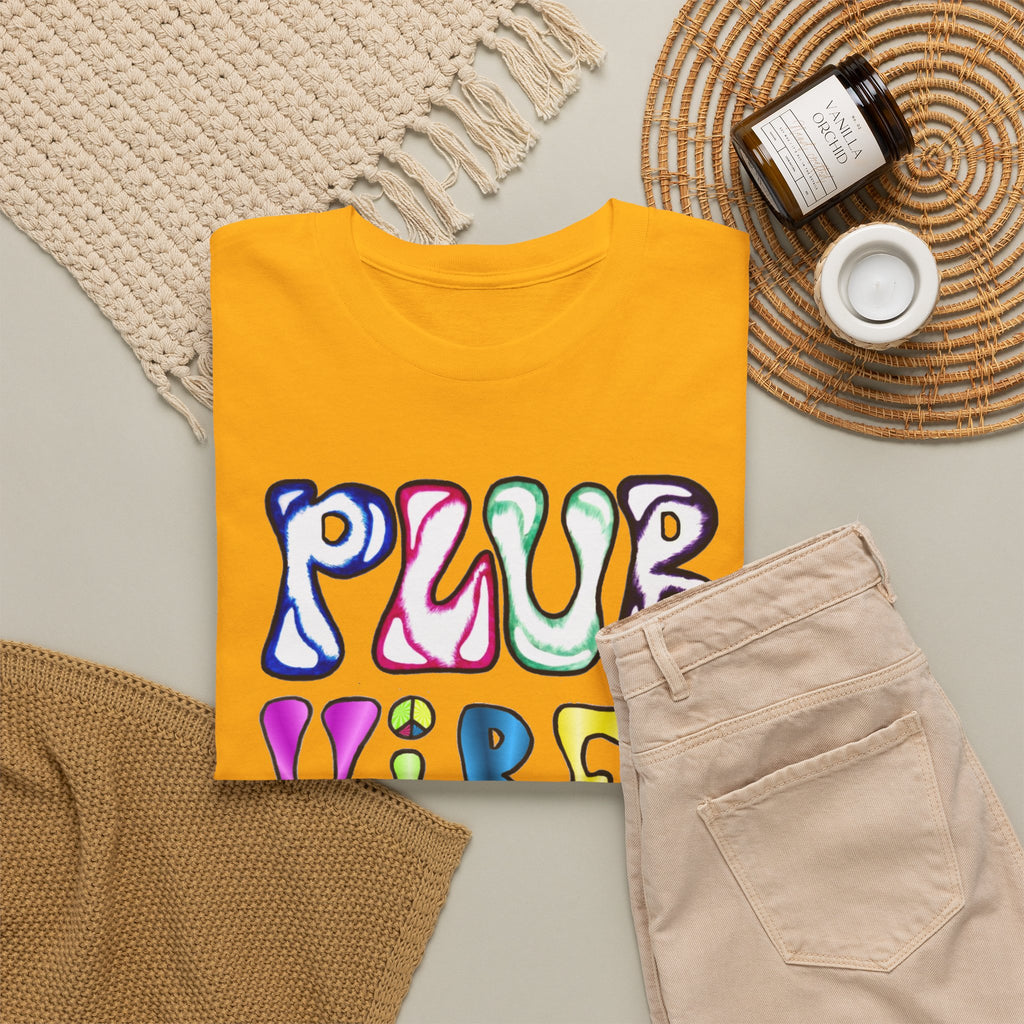 PLUR Vibes Raver Energy Tee (Peace, Love, Unity, Respect)