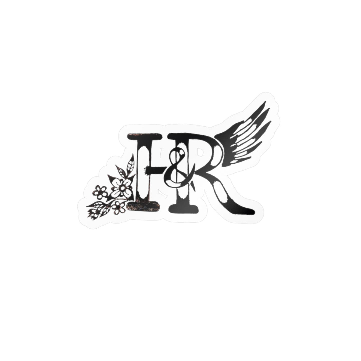 H&R Hippies & Ravins Floral Wing Logo