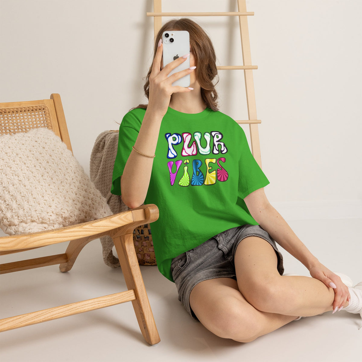 PLUR Vibes Raver Energy Tee (Peace, Love, Unity, Respect)