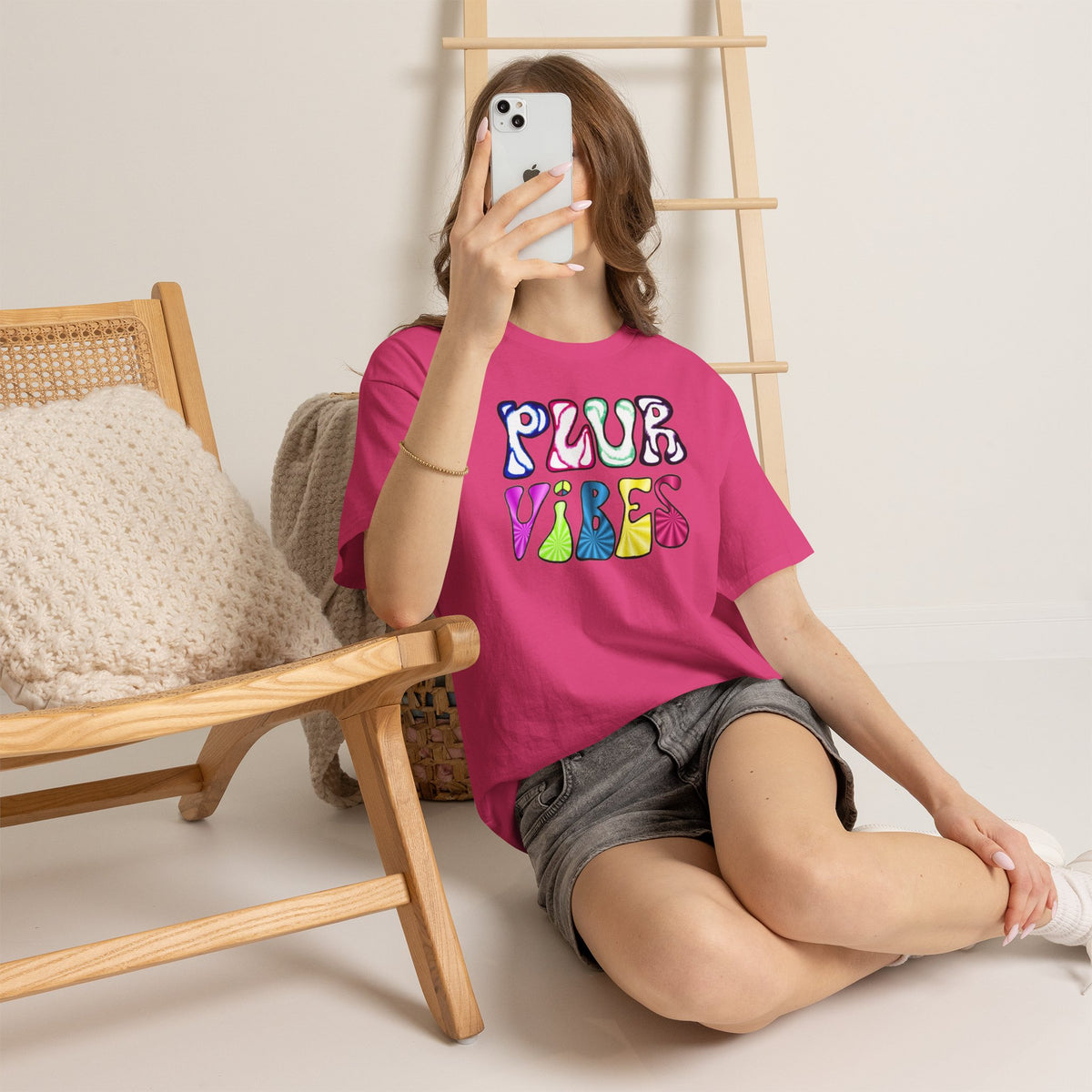 PLUR Vibes Raver Energy Tee (Peace, Love, Unity, Respect)