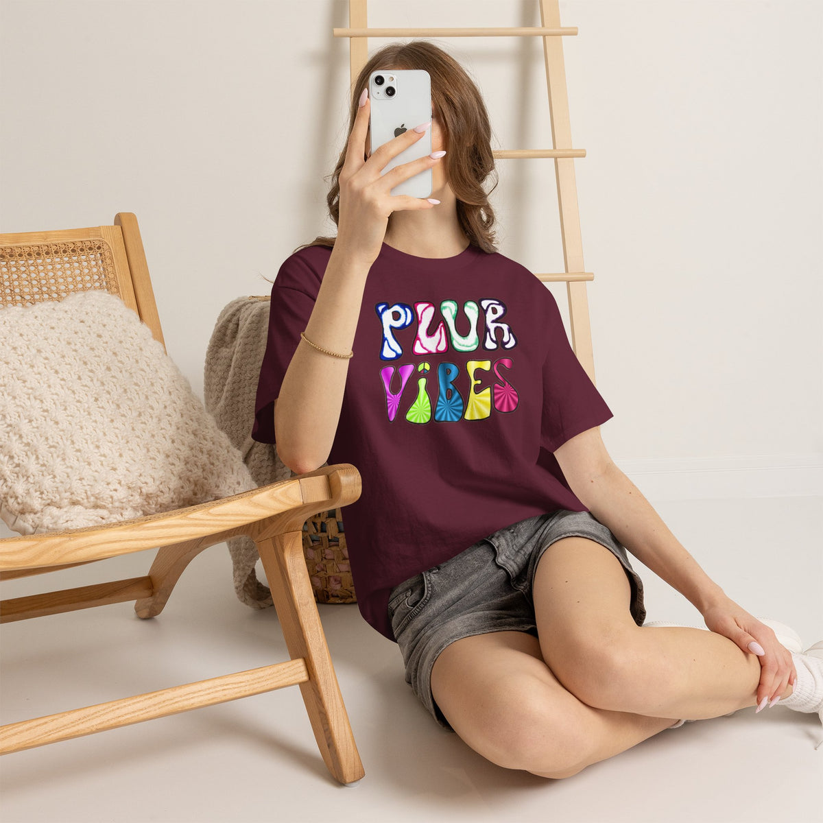 PLUR Vibes Raver Energy Tee (Peace, Love, Unity, Respect)