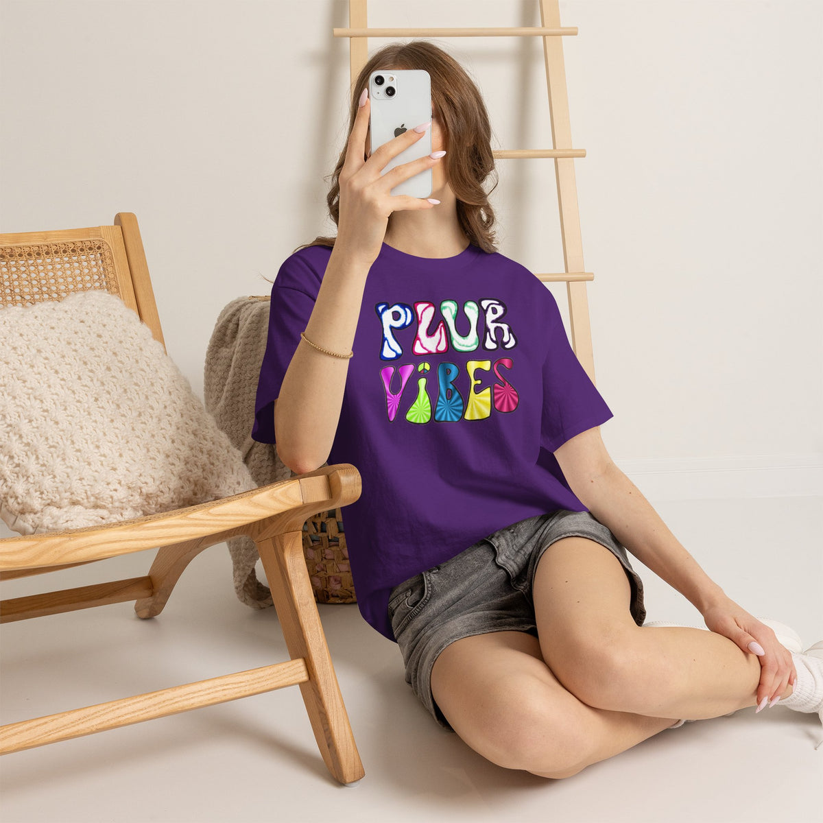 PLUR Vibes Raver Energy Tee (Peace, Love, Unity, Respect)