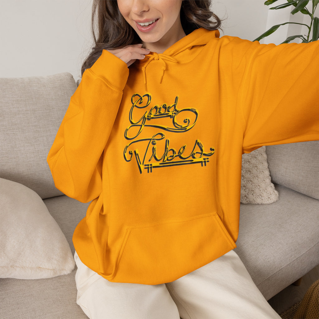 Hippies & Ravins "Good Vibes" Hooded Sweatshirt