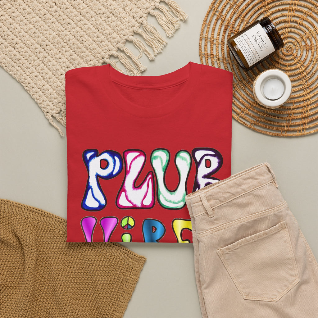 PLUR Vibes Raver Energy Tee (Peace, Love, Unity, Respect)