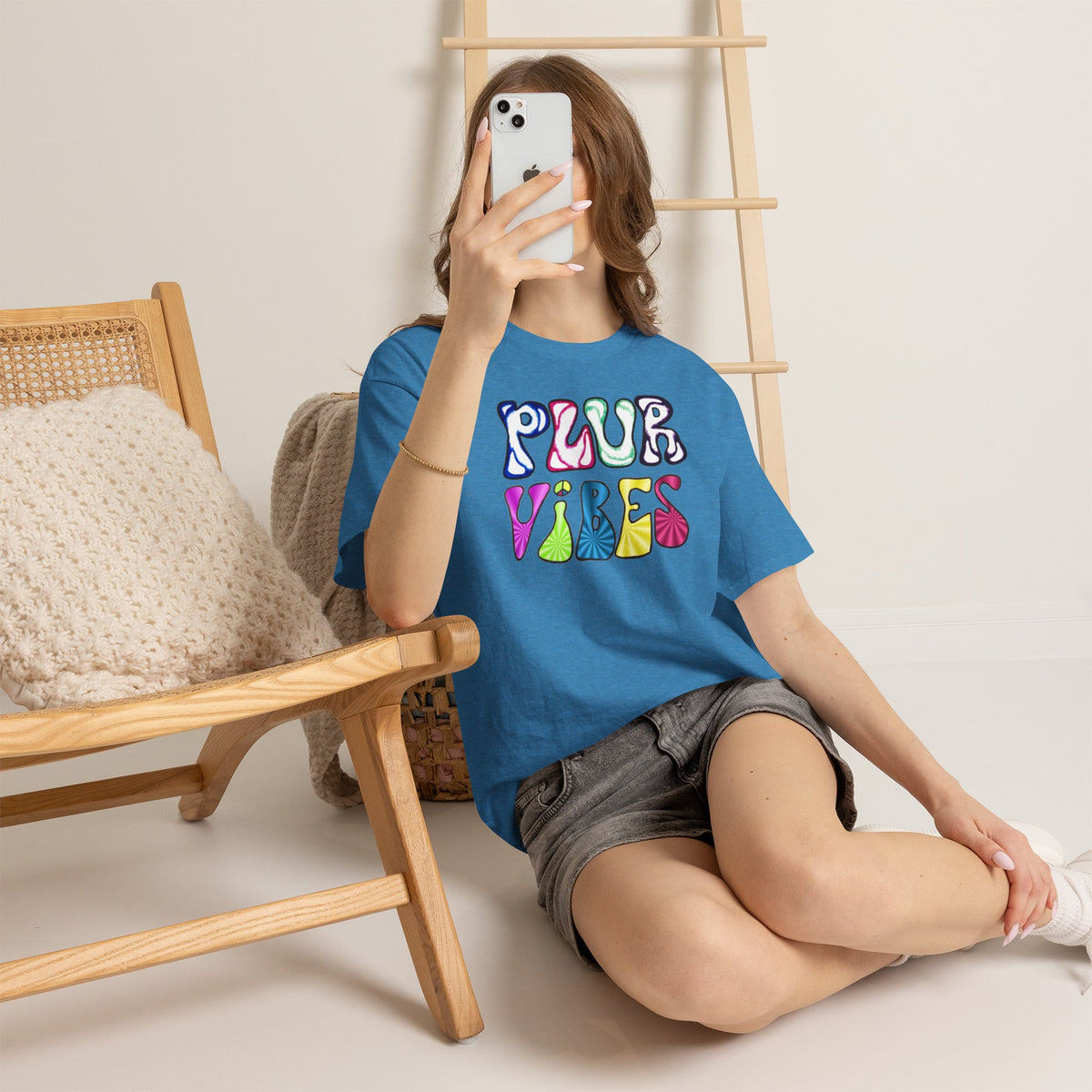 PLUR Vibes Raver Energy Tee (Peace, Love, Unity, Respect)