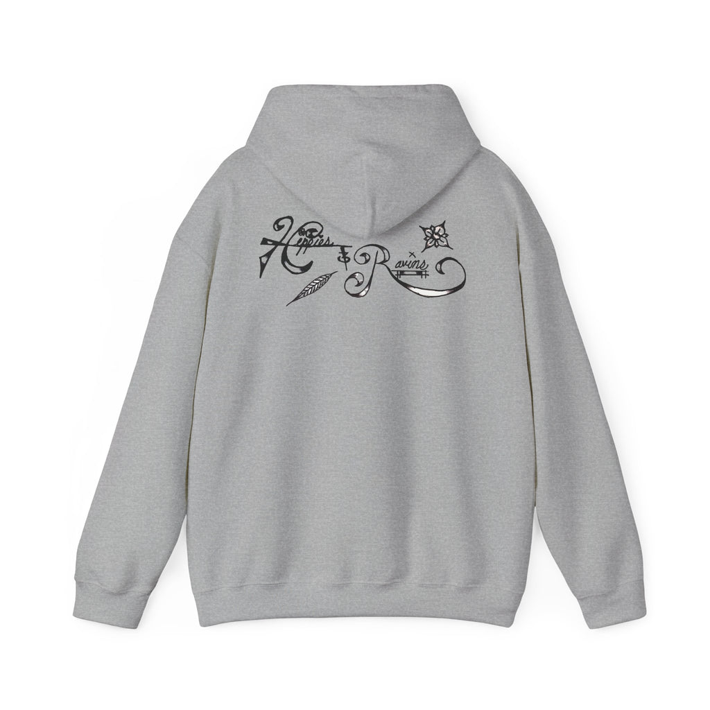 Hippies & Ravins "Good Vibes" Hooded Sweatshirt
