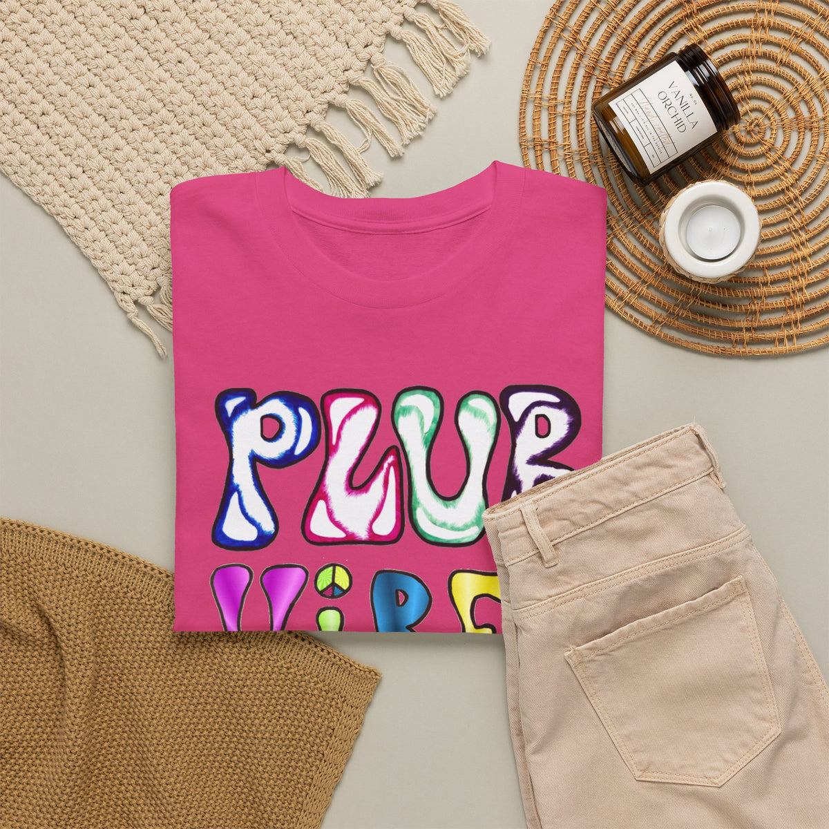 PLUR Vibes Raver Energy Tee (Peace, Love, Unity, Respect)