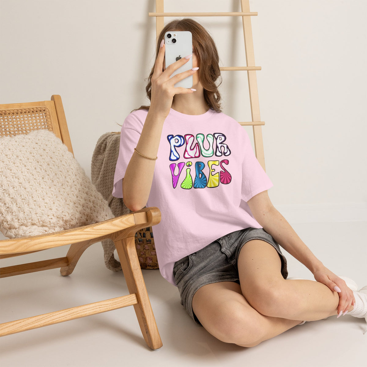 PLUR Vibes Raver Energy Tee (Peace, Love, Unity, Respect)