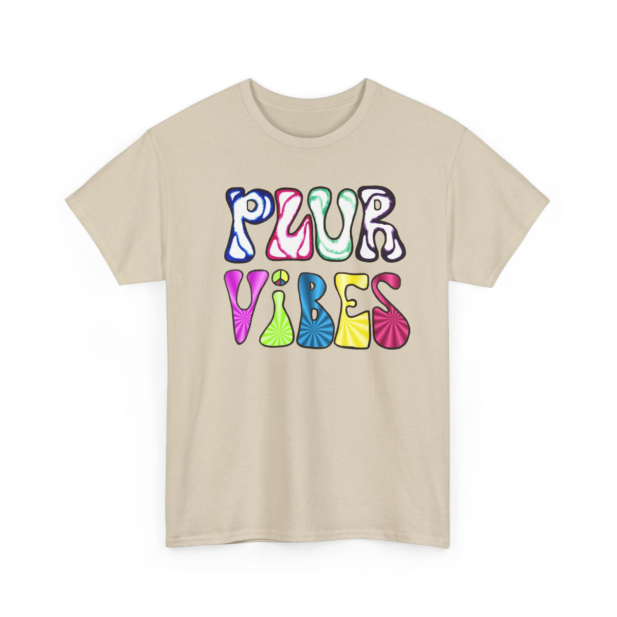 PLUR Vibes Raver Energy Tee (Peace, Love, Unity, Respect)
