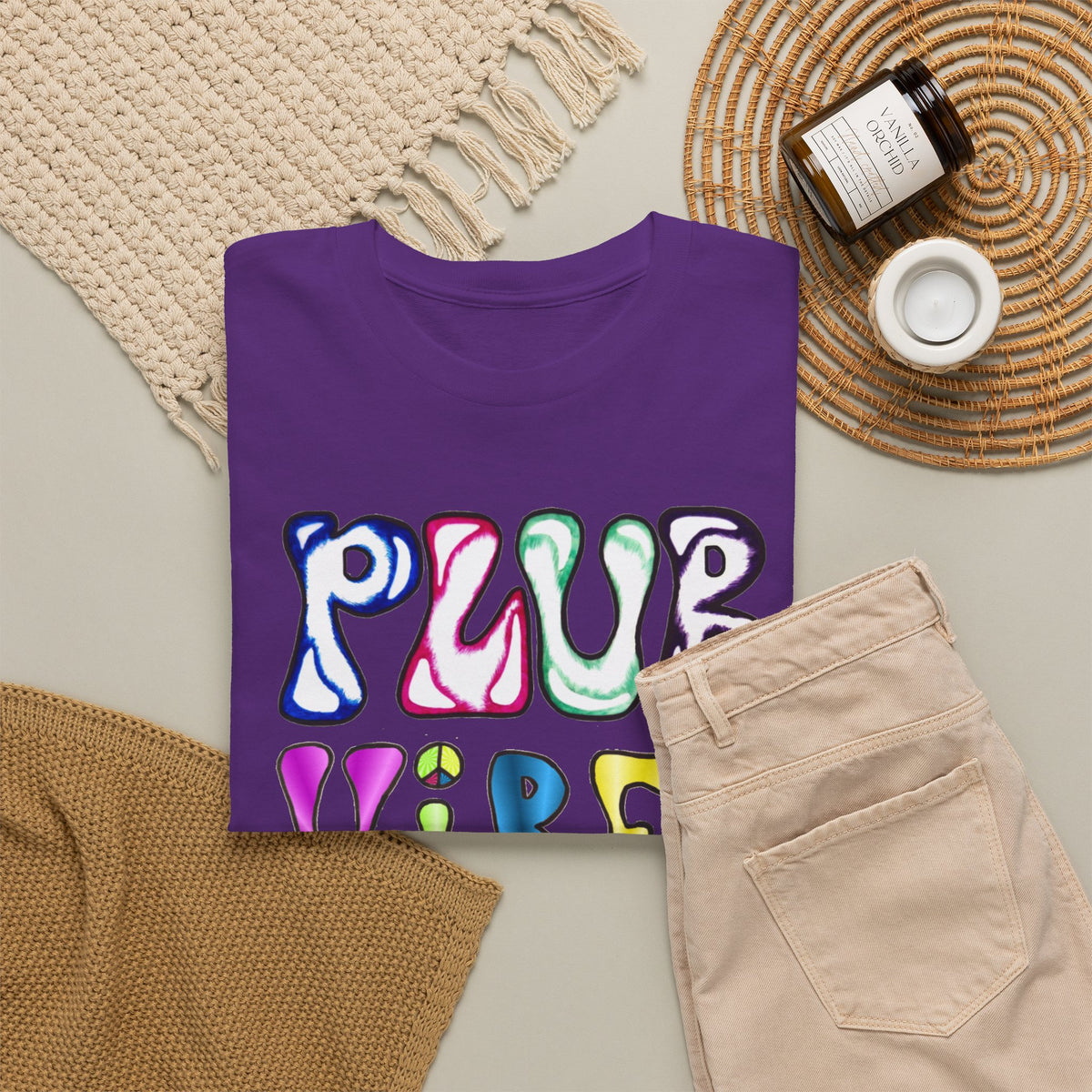 PLUR Vibes Raver Energy Tee (Peace, Love, Unity, Respect)