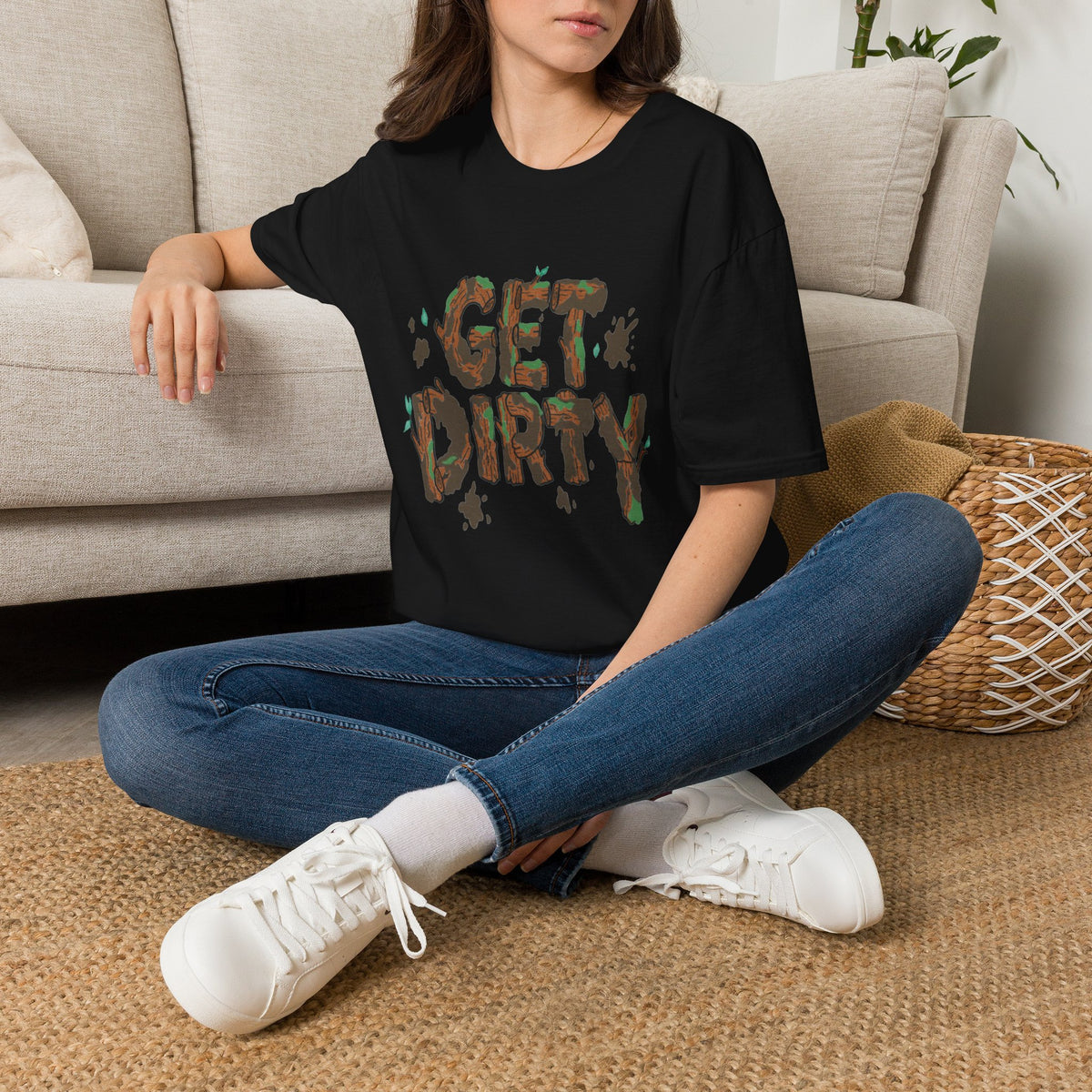Mud and Woods Get Dirty Softstyle T-Shirt