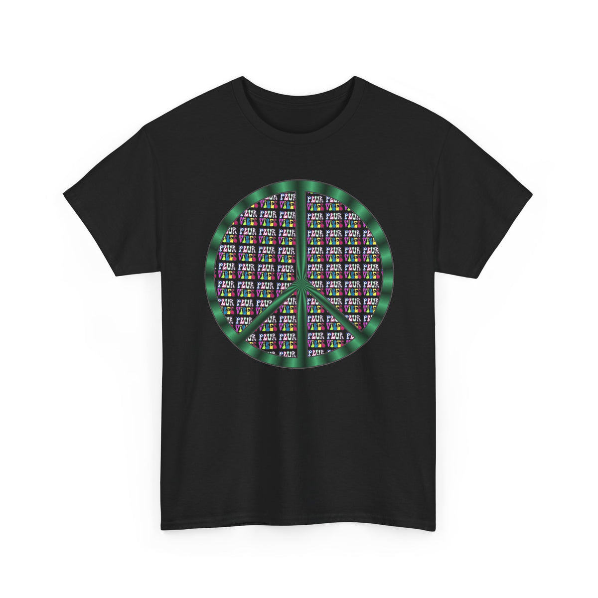 Peace, Love & PLUR — Patchwork Soul Tee