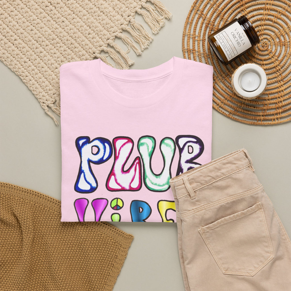PLUR Vibes Raver Energy Tee (Peace, Love, Unity, Respect)