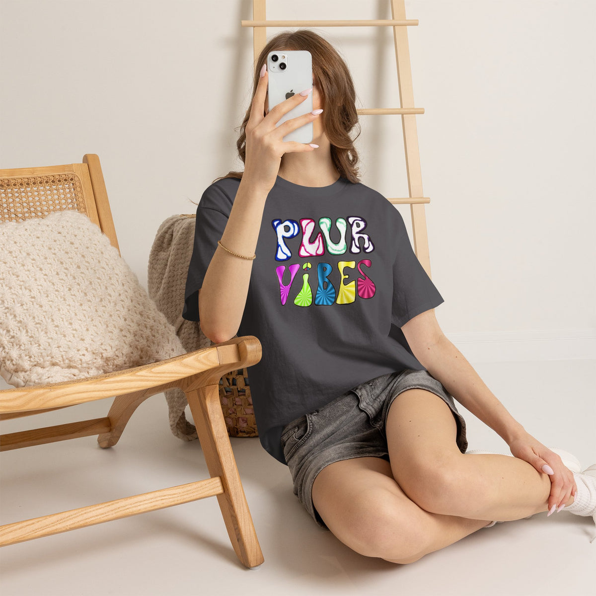 PLUR Vibes Raver Energy Tee (Peace, Love, Unity, Respect)