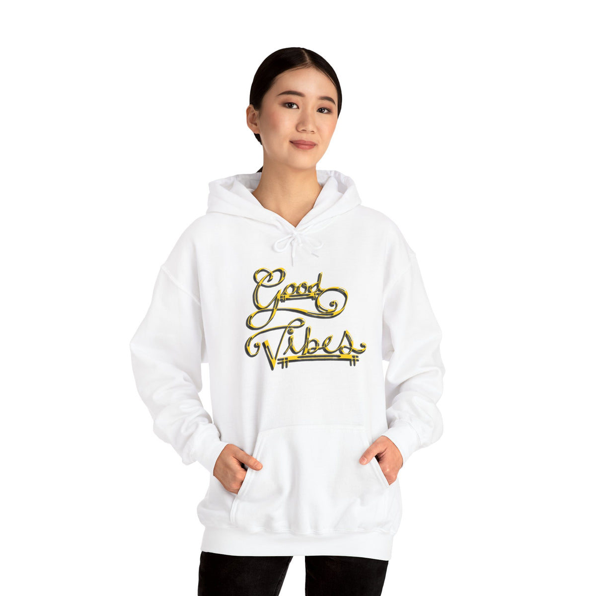 Hippies & Ravins "Good Vibes" Hooded Sweatshirt