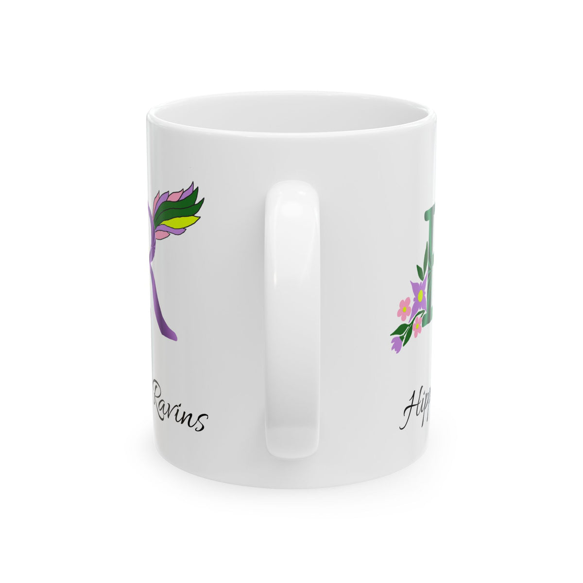 H&R Hippies and Ravins Official logo Hand-drawn Ceramic Mug, (11oz, 15oz)