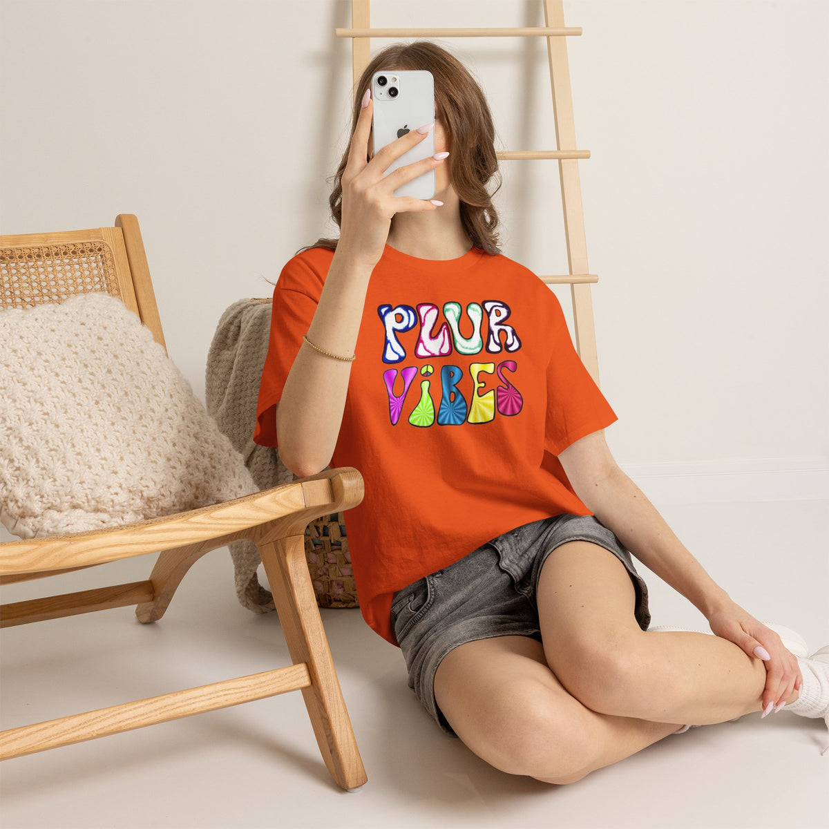 PLUR Vibes Raver Energy Tee (Peace, Love, Unity, Respect)