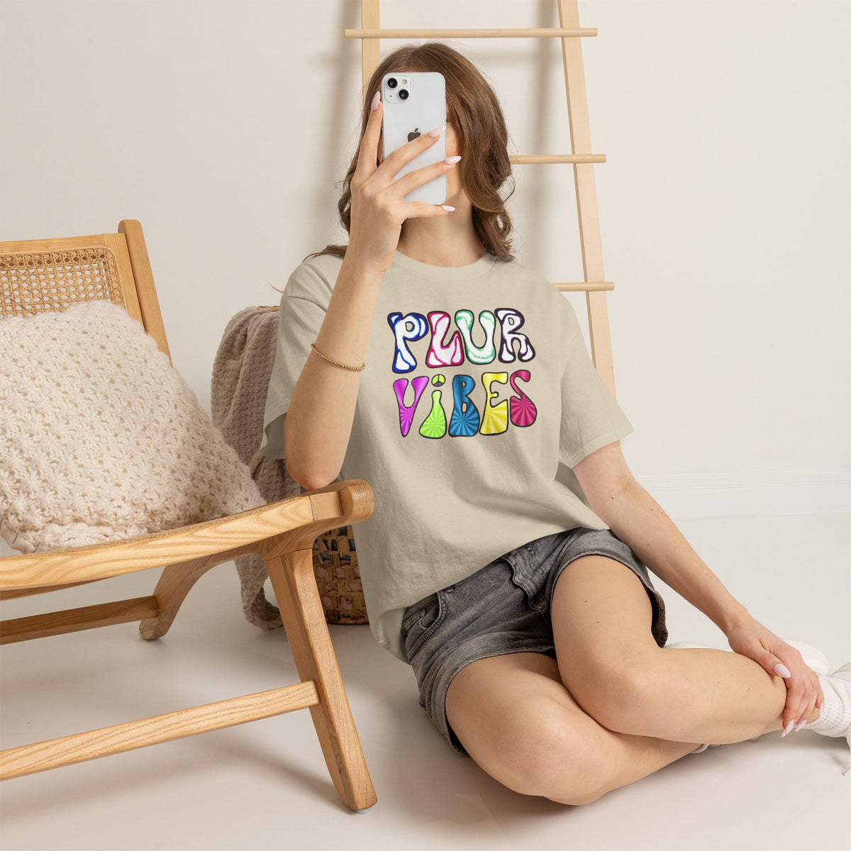 PLUR Vibes Raver Energy Tee (Peace, Love, Unity, Respect)