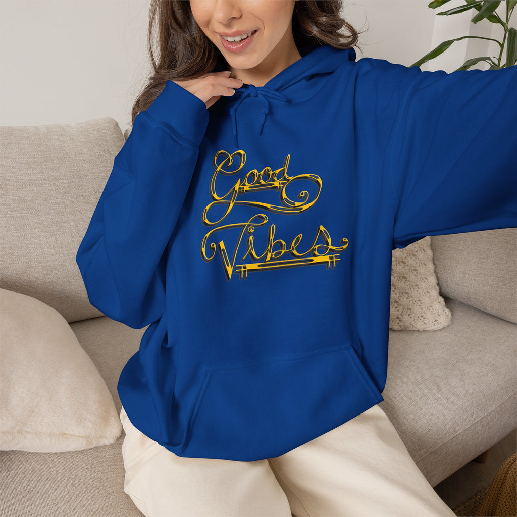 Hippies & Ravins "Good Vibes" Hooded Sweatshirt