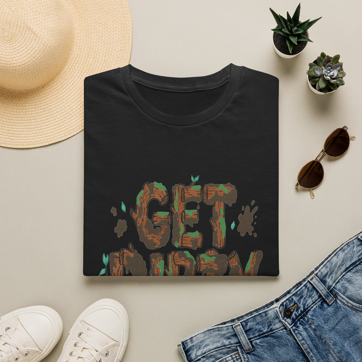 Mud and Woods Get Dirty Softstyle T-Shirt