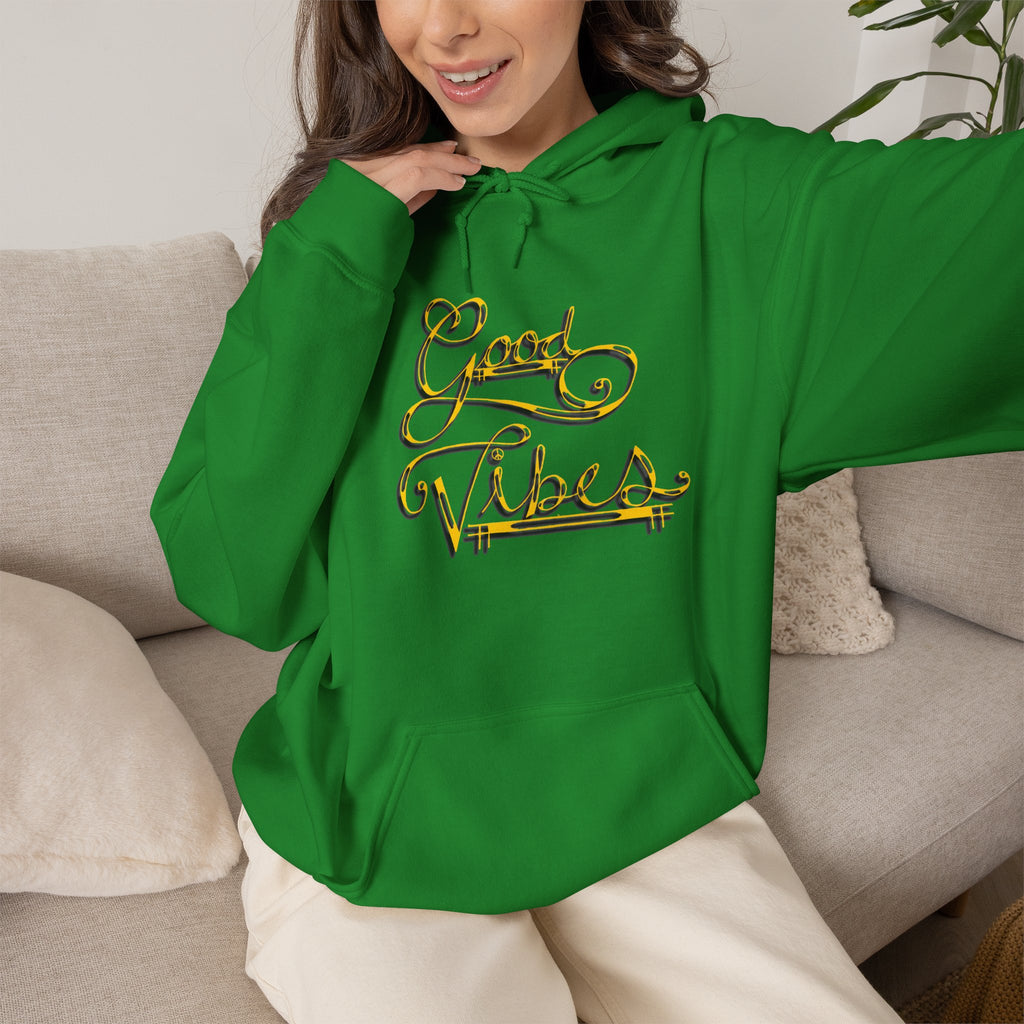 Hippies & Ravins "Good Vibes" Hooded Sweatshirt