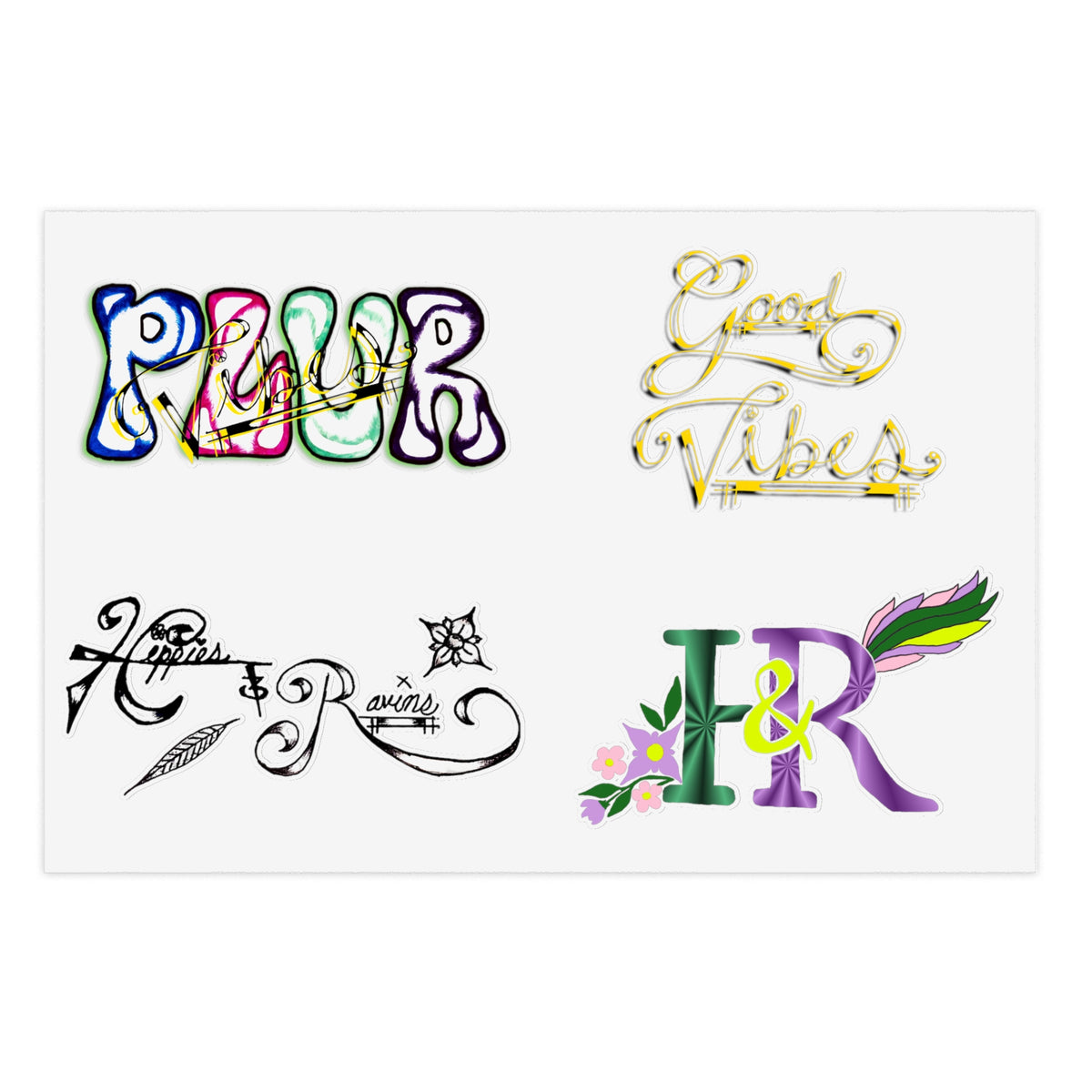 Hippies & Ravins Sticker Collection 1st Edition
