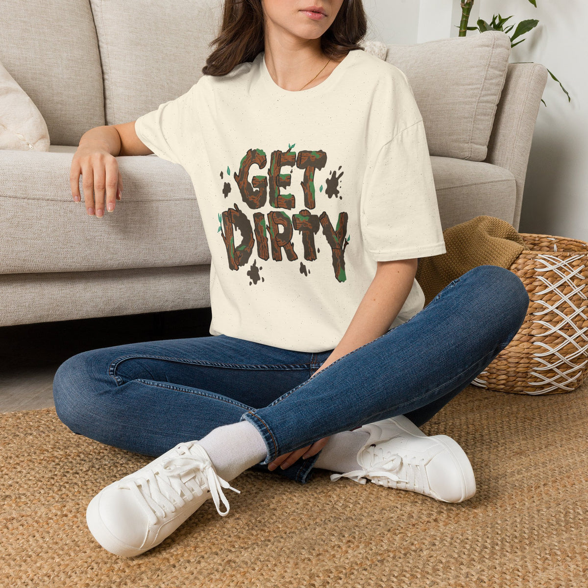 Mud and Woods Get Dirty Softstyle T-Shirt