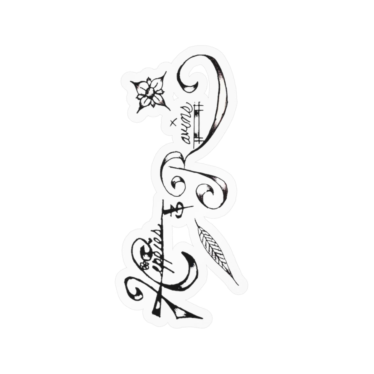 Hippies & Ravins Decal