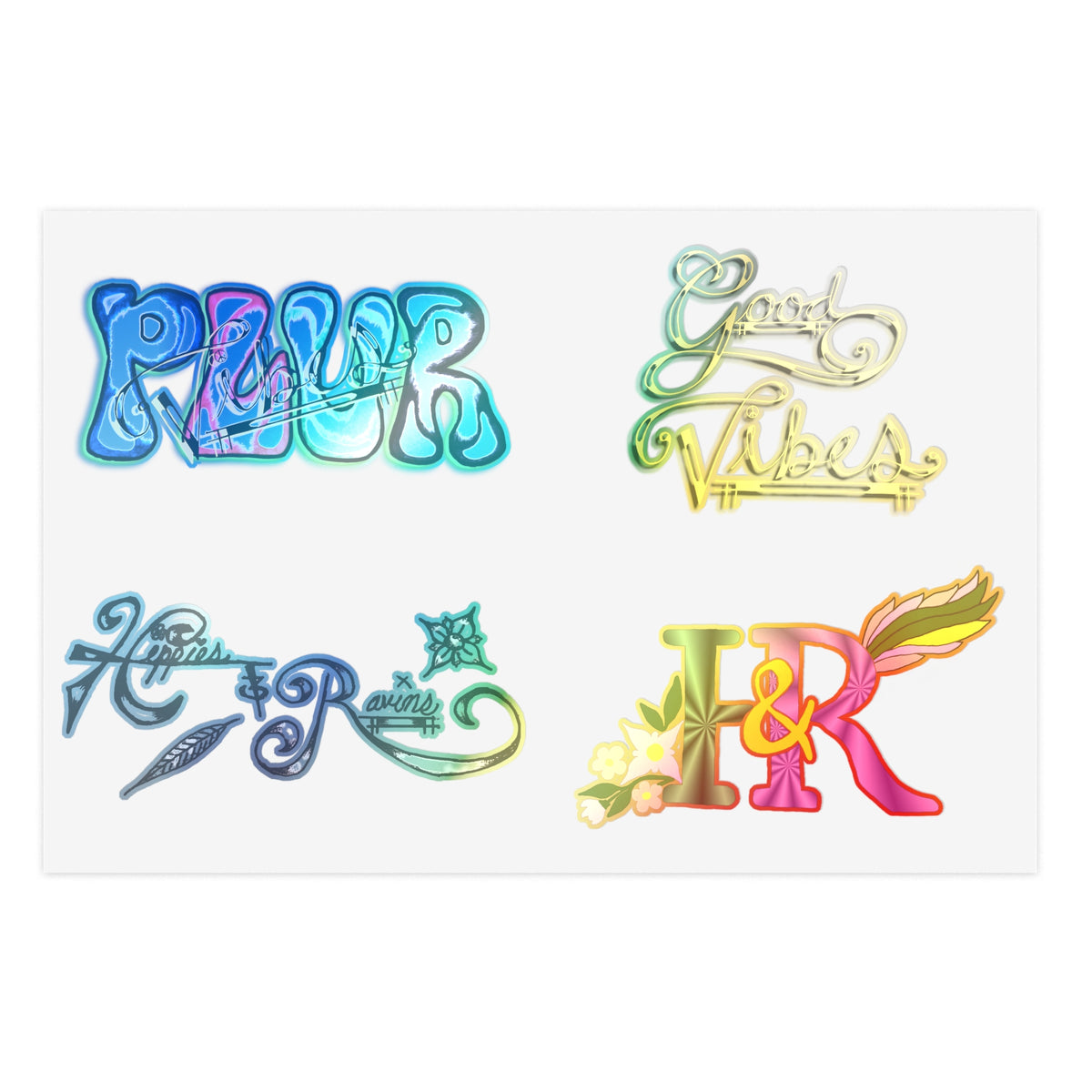 Hippies & Ravins Sticker Collection 1st Edition