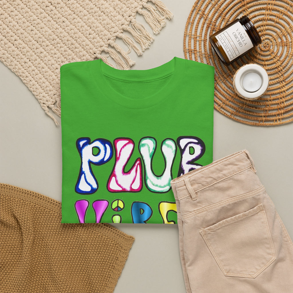 PLUR Vibes Raver Energy Tee (Peace, Love, Unity, Respect)