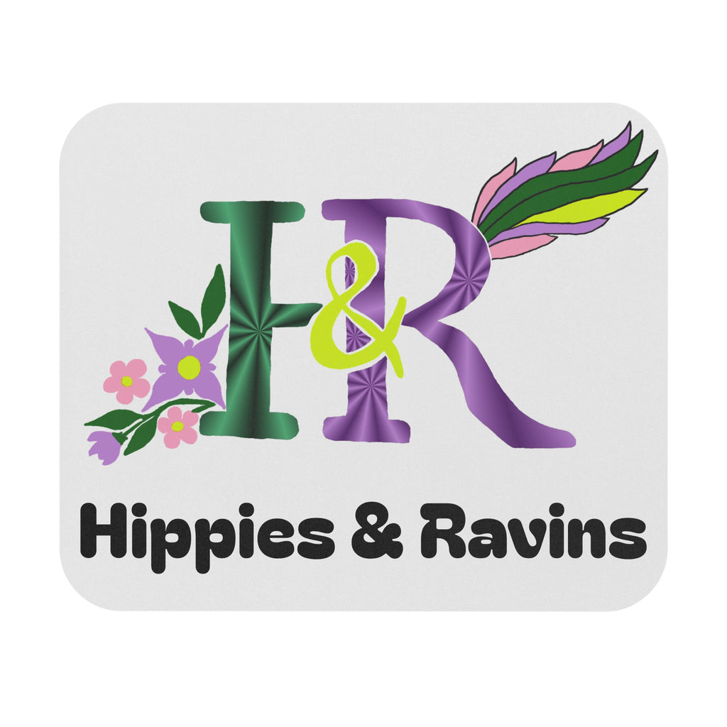 Hippies and Ravins Logo Mouse Pad