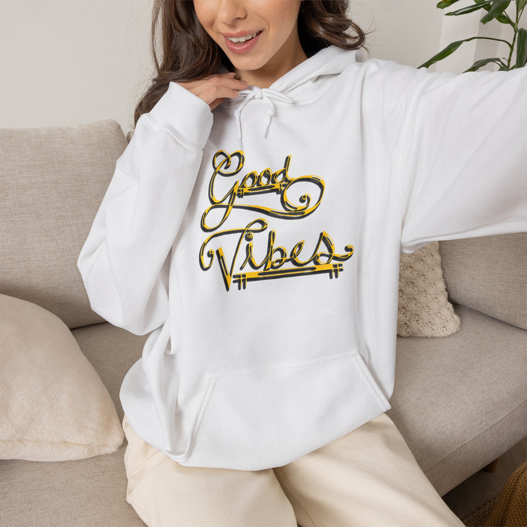 Hippies & Ravins "Good Vibes" Hooded Sweatshirt