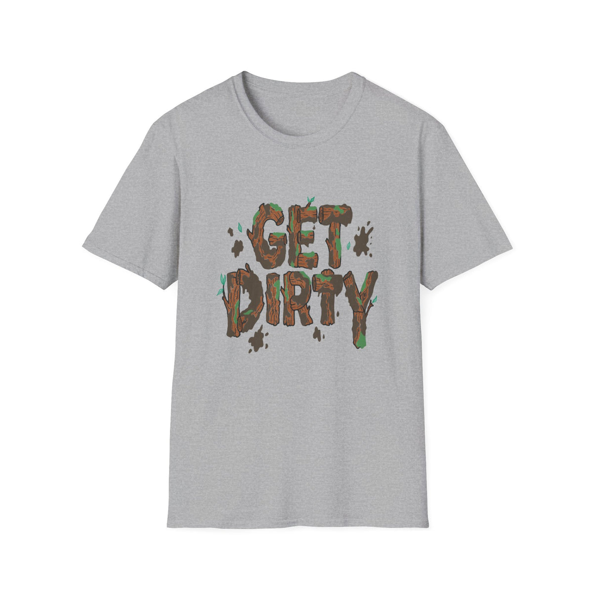 Mud and Woods Get Dirty Softstyle T-Shirt
