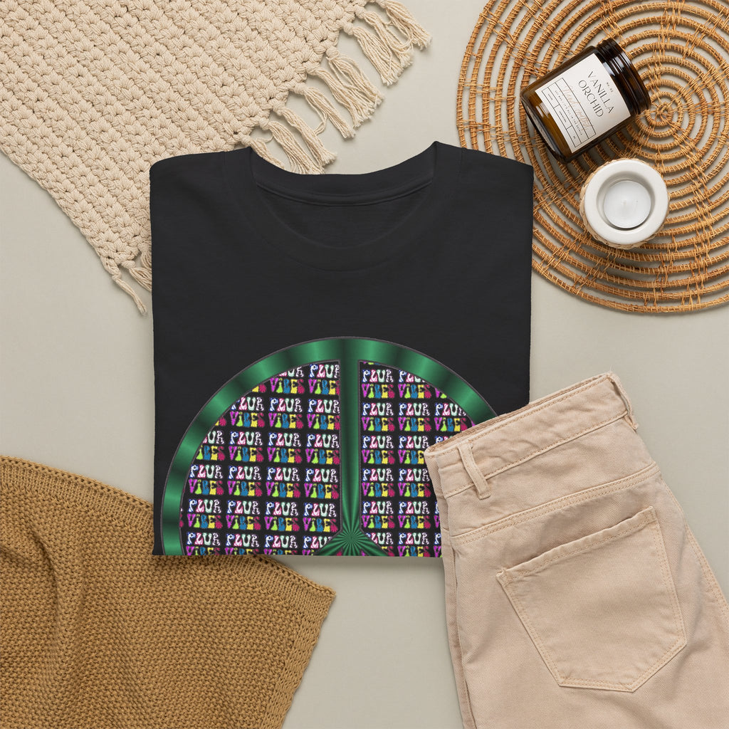 Peace, Love & PLUR — Patchwork Soul Tee