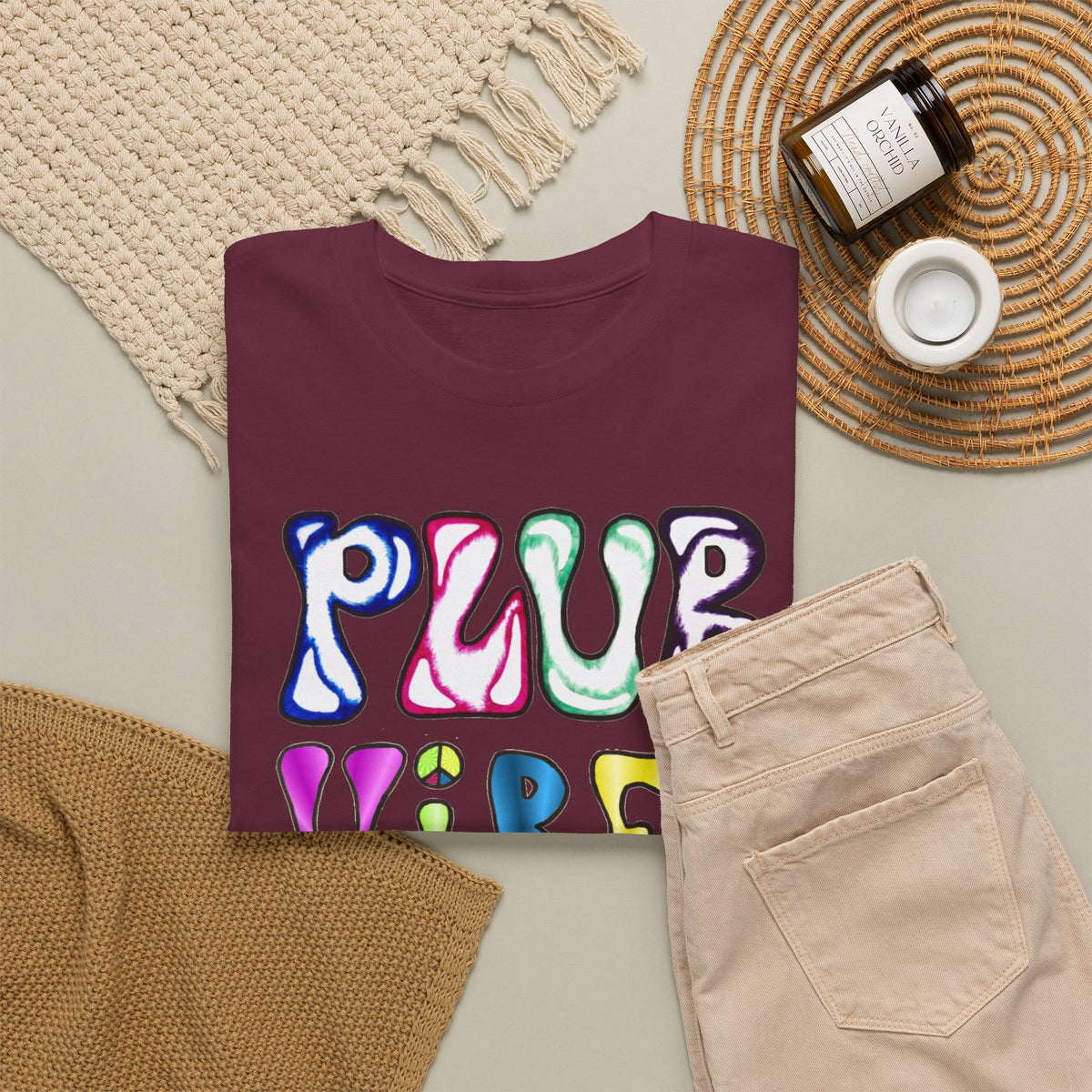 PLUR Vibes Raver Energy Tee (Peace, Love, Unity, Respect)
