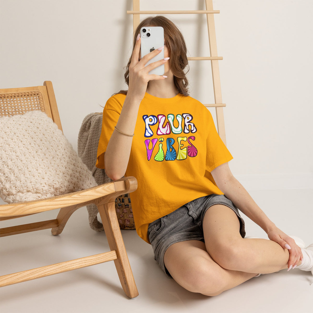 PLUR Vibes Raver Energy Tee (Peace, Love, Unity, Respect)