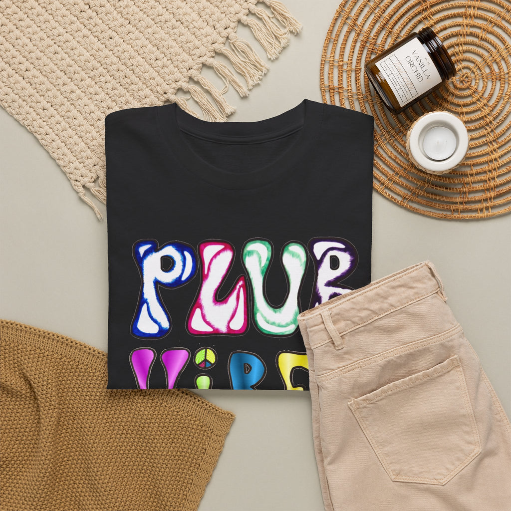 PLUR Vibes Raver Energy Tee (Peace, Love, Unity, Respect)