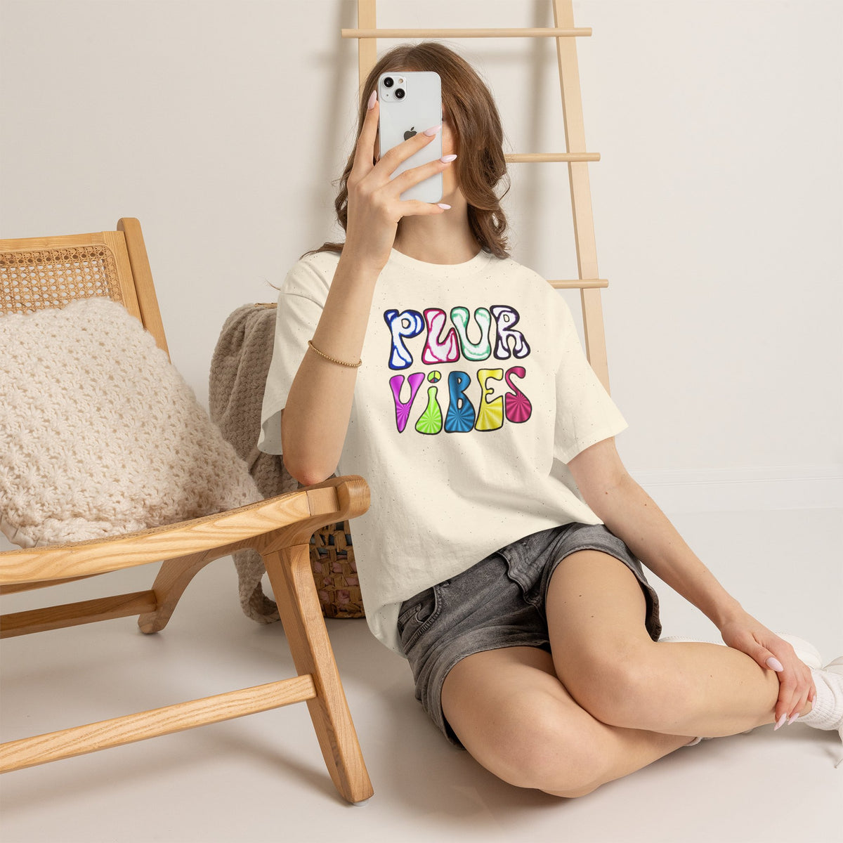PLUR Vibes Raver Energy Tee (Peace, Love, Unity, Respect)