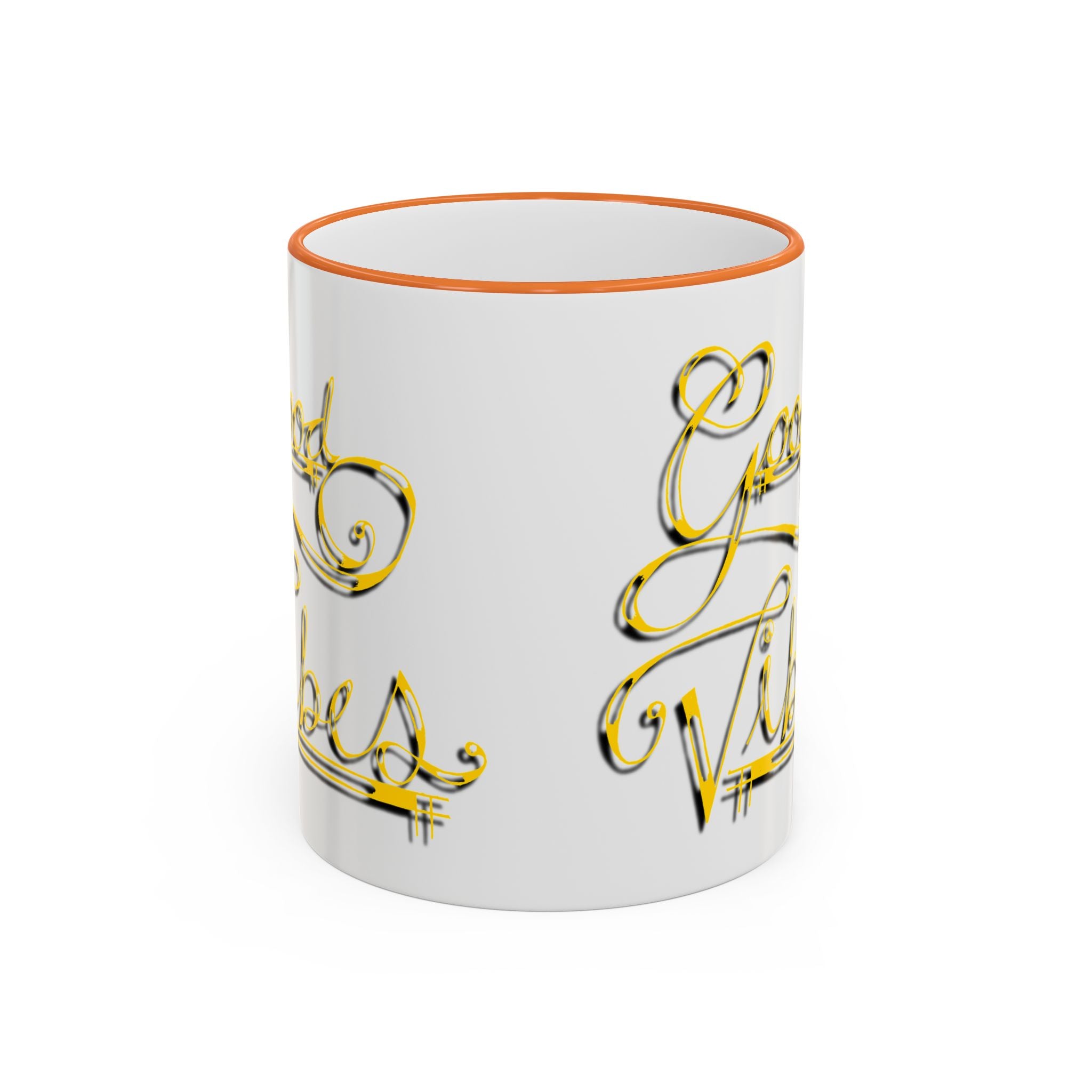 Gold Letter Good Vibes Mug (11oz, 15oz)