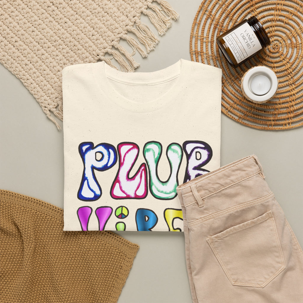 PLUR Vibes Raver Energy Tee (Peace, Love, Unity, Respect)