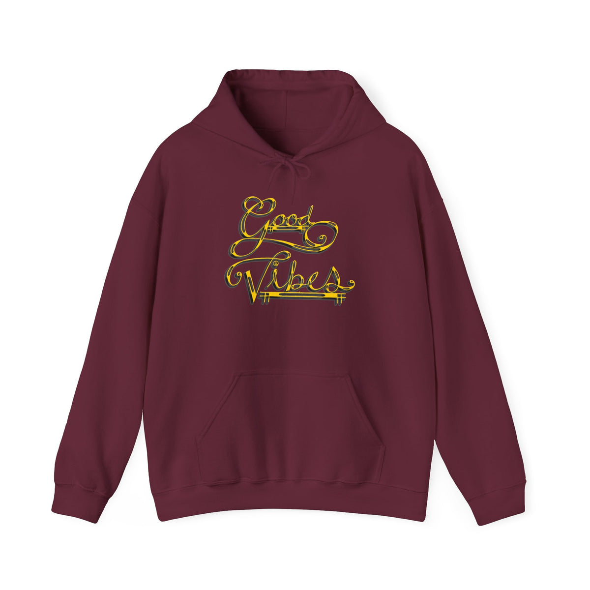 Hippies & Ravins "Good Vibes" Hooded Sweatshirt