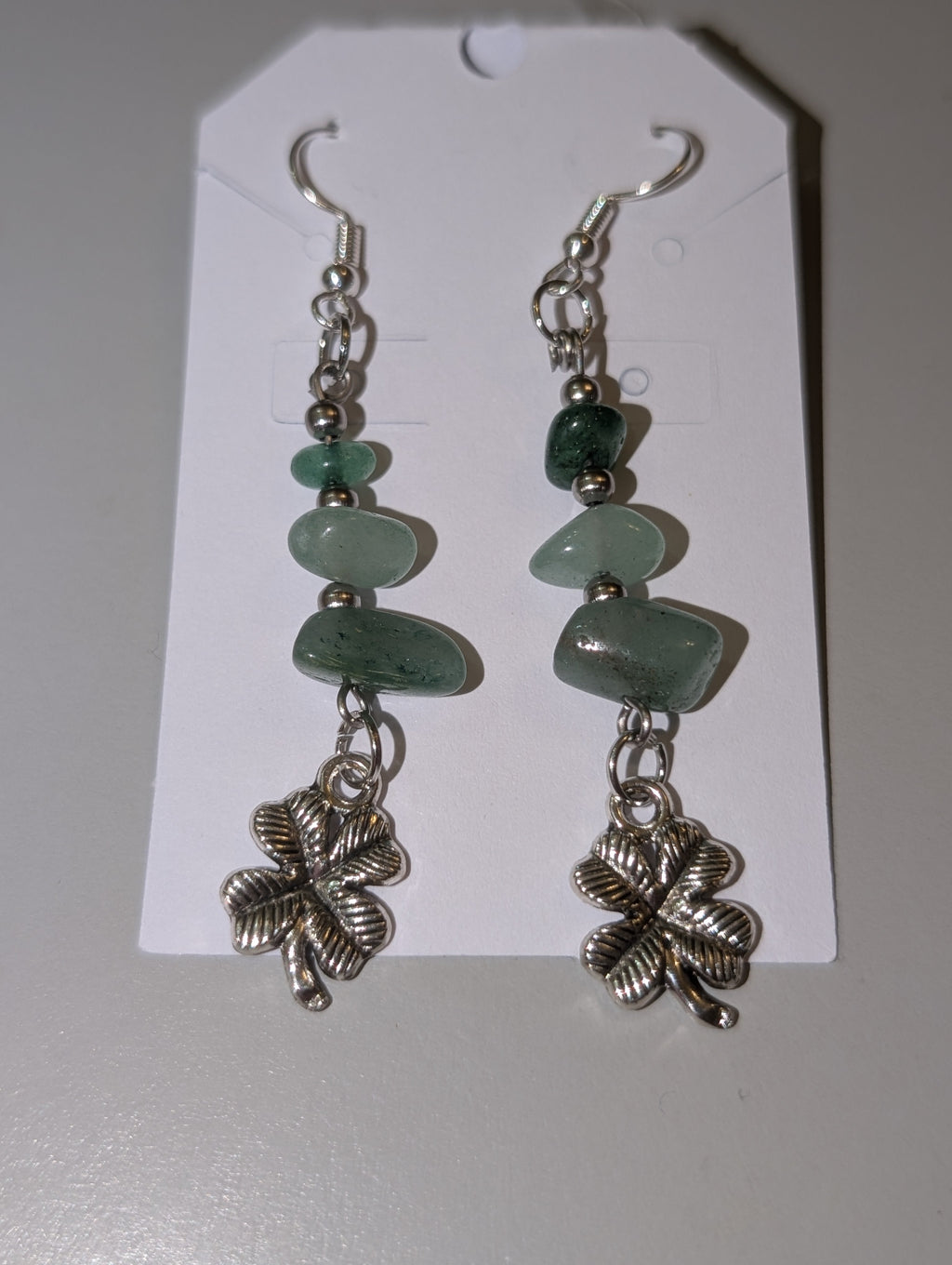 Little Luck Aventurine Clover Earrings