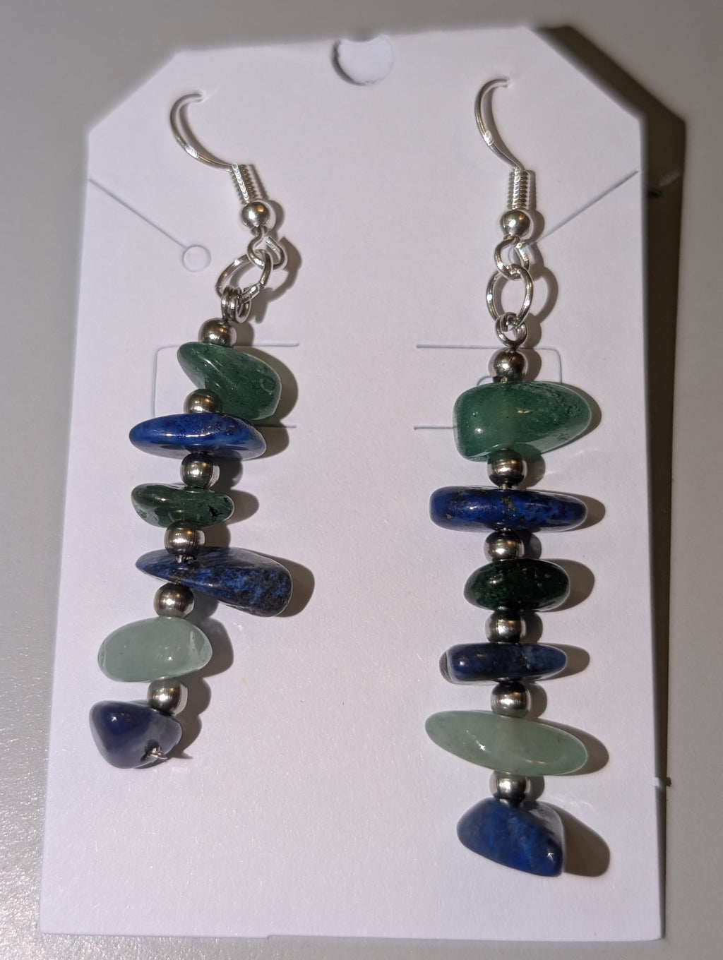 Midnight Garden Aventurine & Lapis Lazuli Earrings