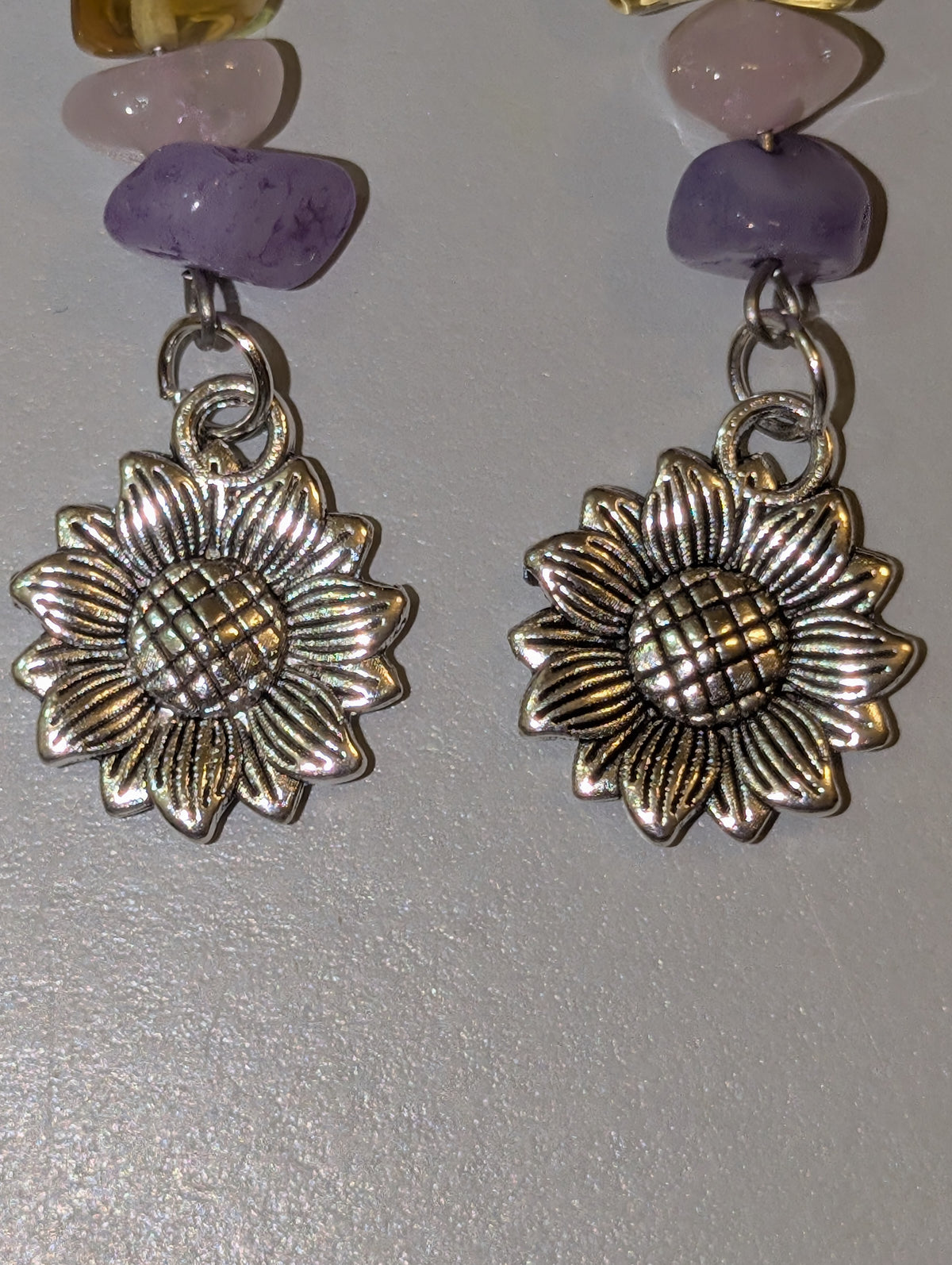 Sunflower Dangle Earrings