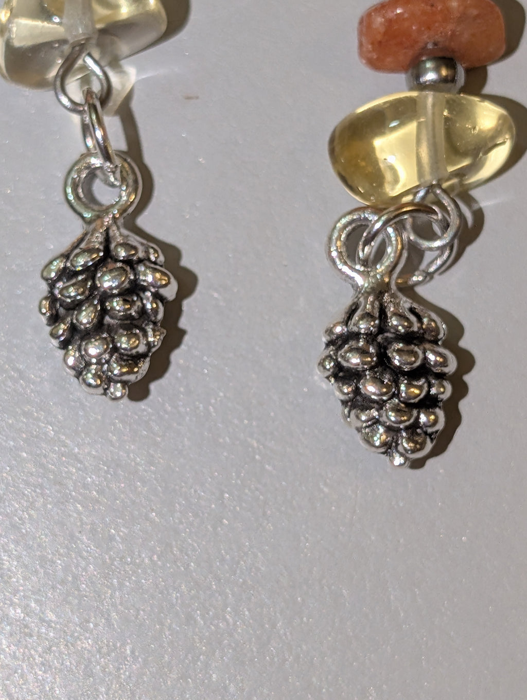 Fall Pinecone Dangle Earrings