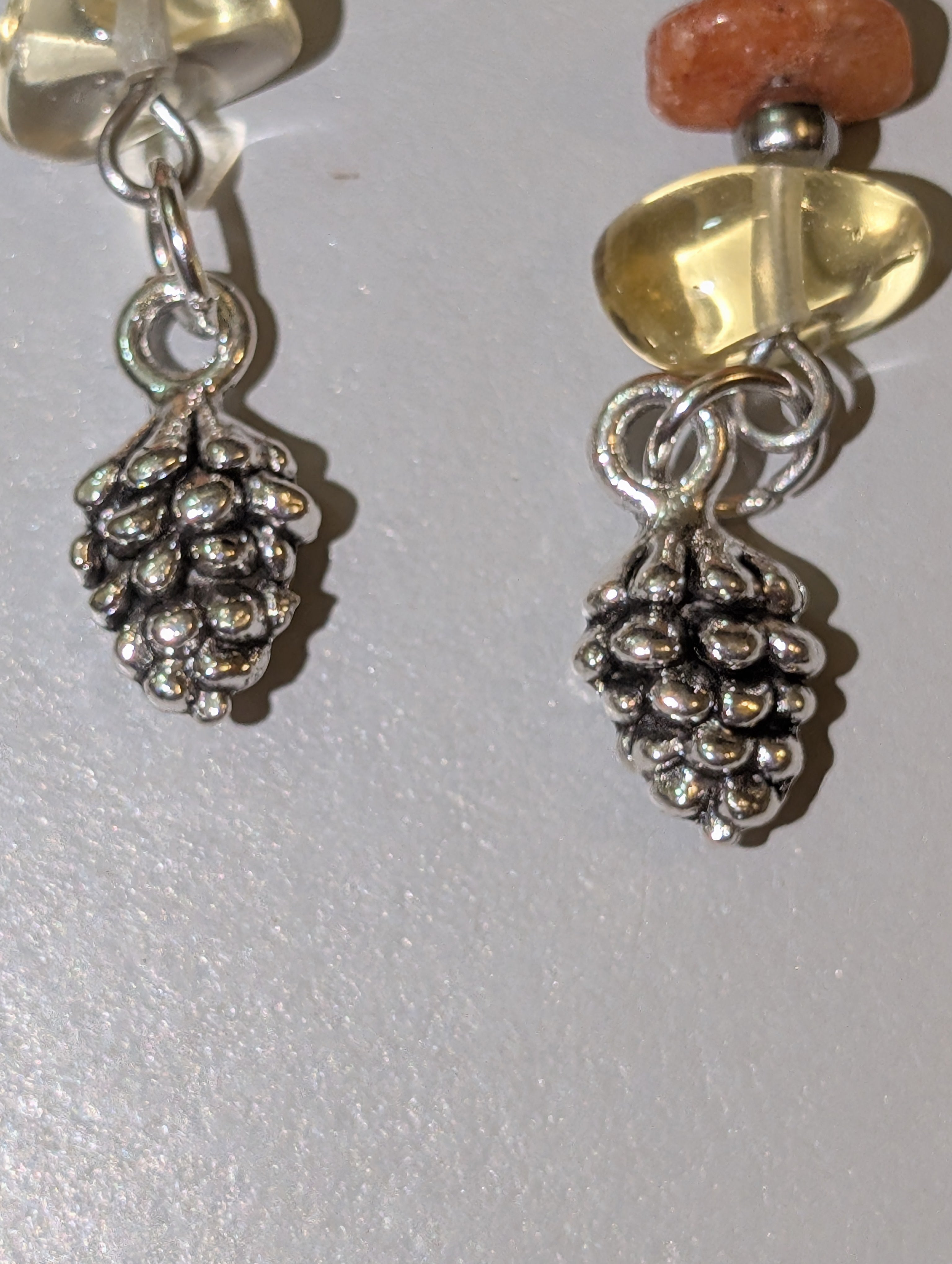 Fall Pinecone Dangle Earrings