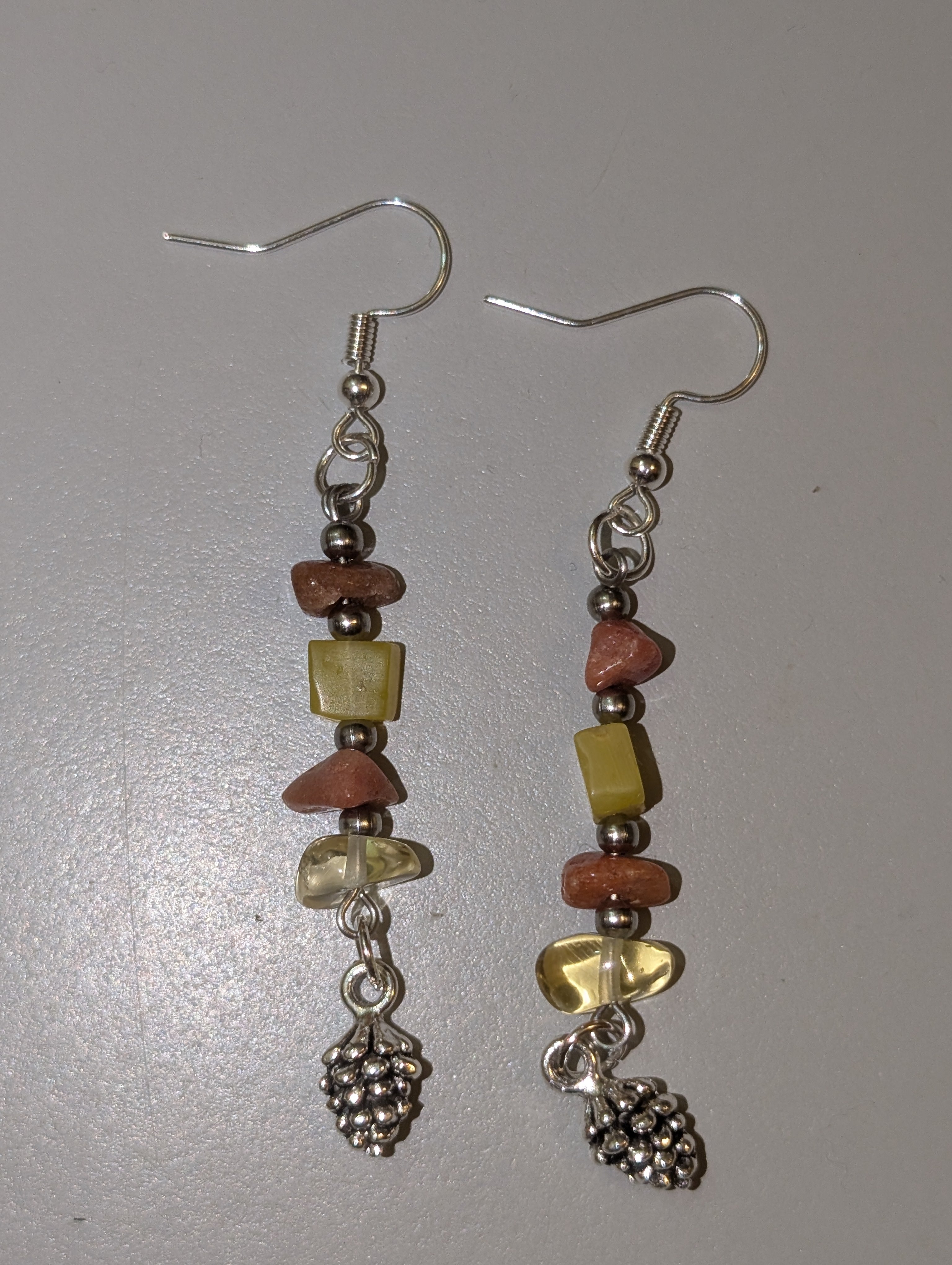 Fall Pinecone Dangle Earrings
