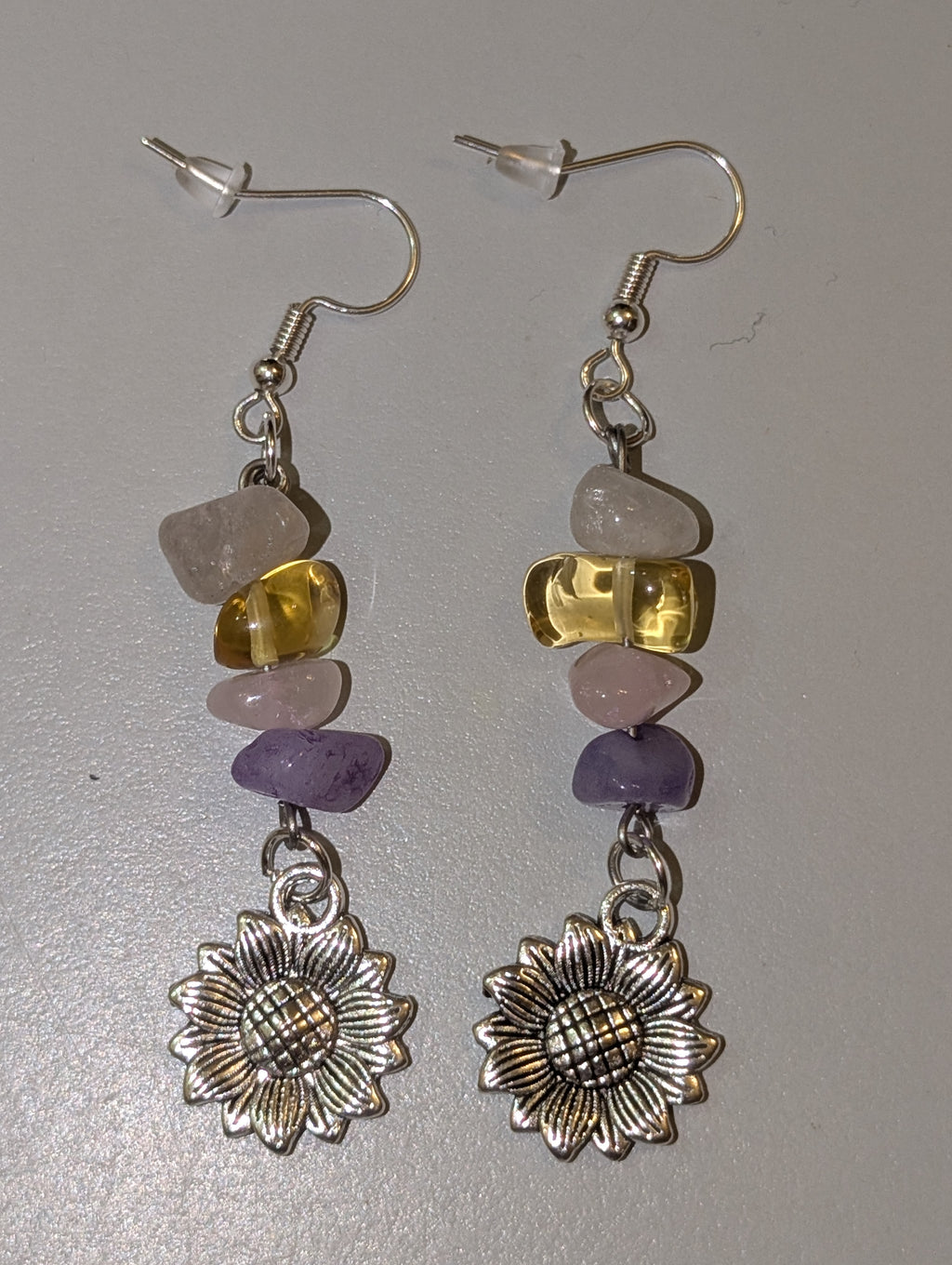 Sunflower Dangle Earrings